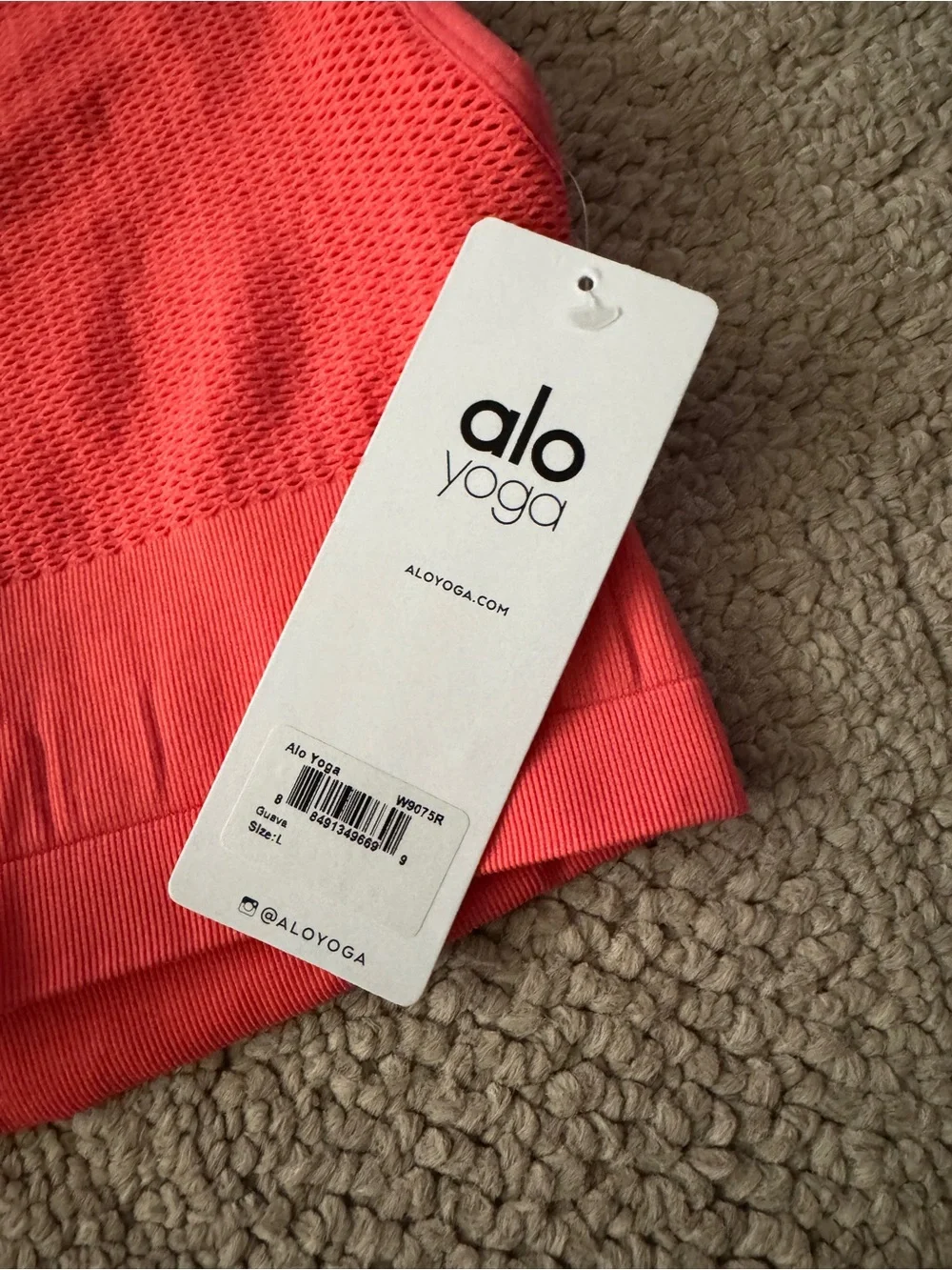 NWT vintage Alo yoga power bra top